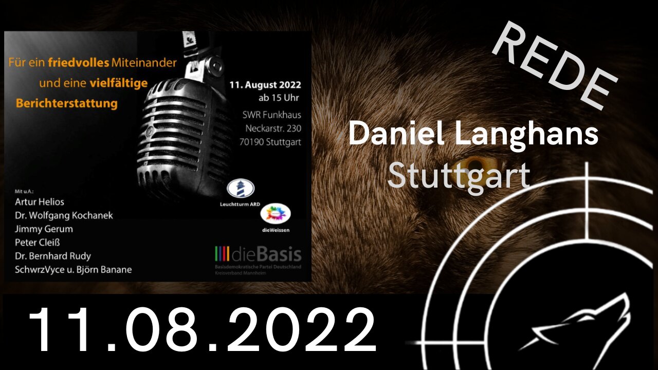 Stuttgart I Rede von Daniel Langhans am 11.08.2022