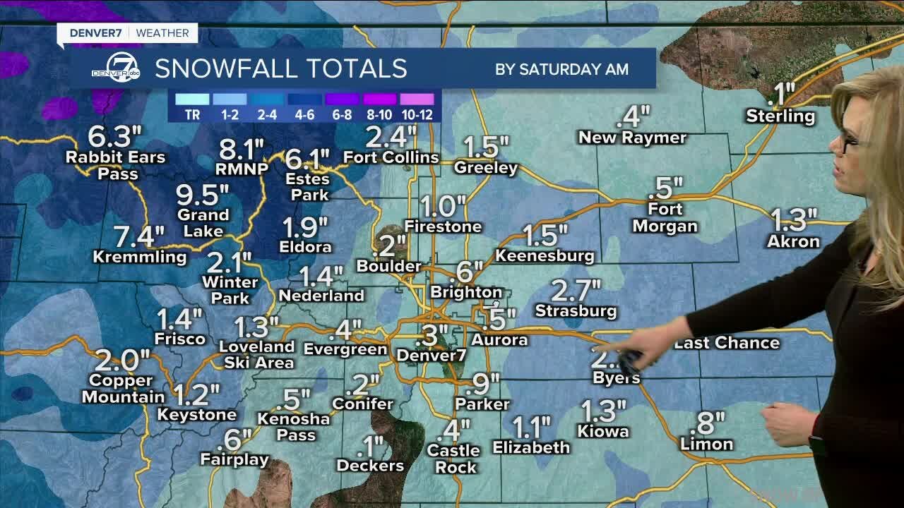 Light rain and snow expected tomorrow