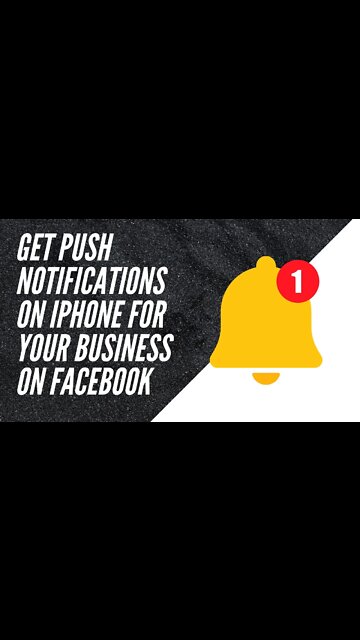 Get Facebook notifications on your phone when someone comments on your ads or messages your page
