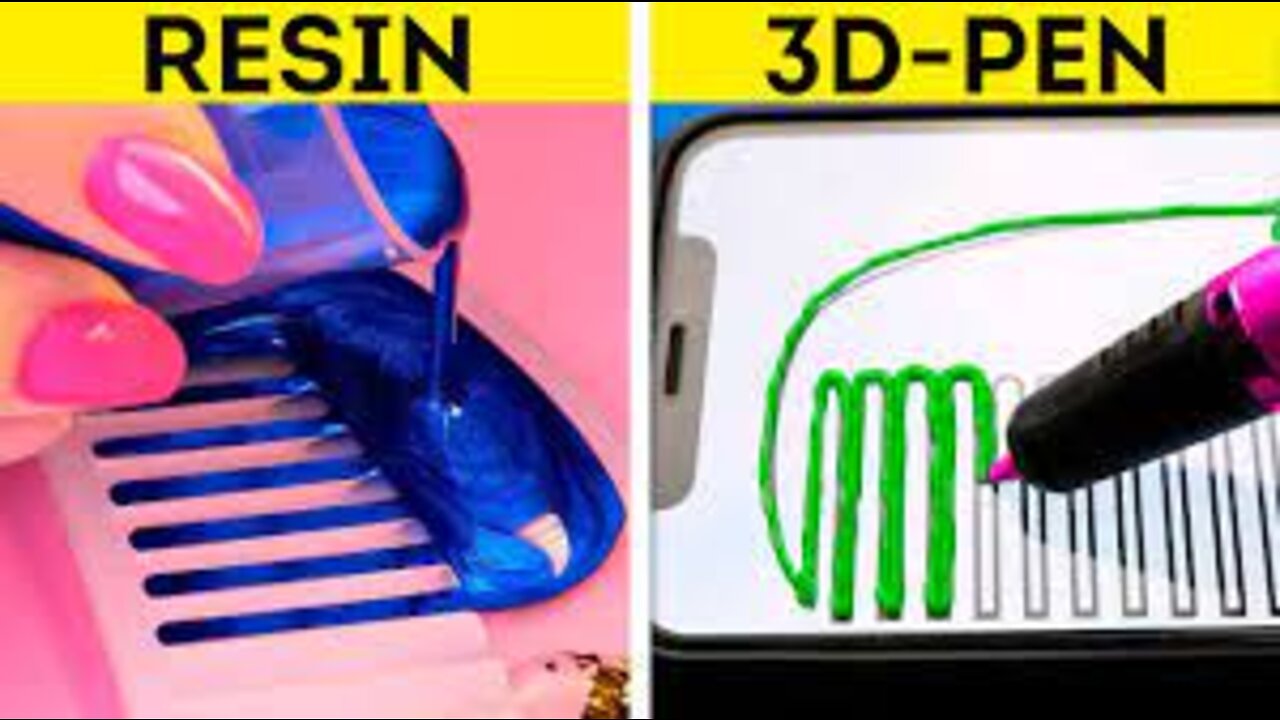 Epoxy Resin, Polymer Clay & 3D Pen Easy Tips & Crafting Tricks - Do It Yourself