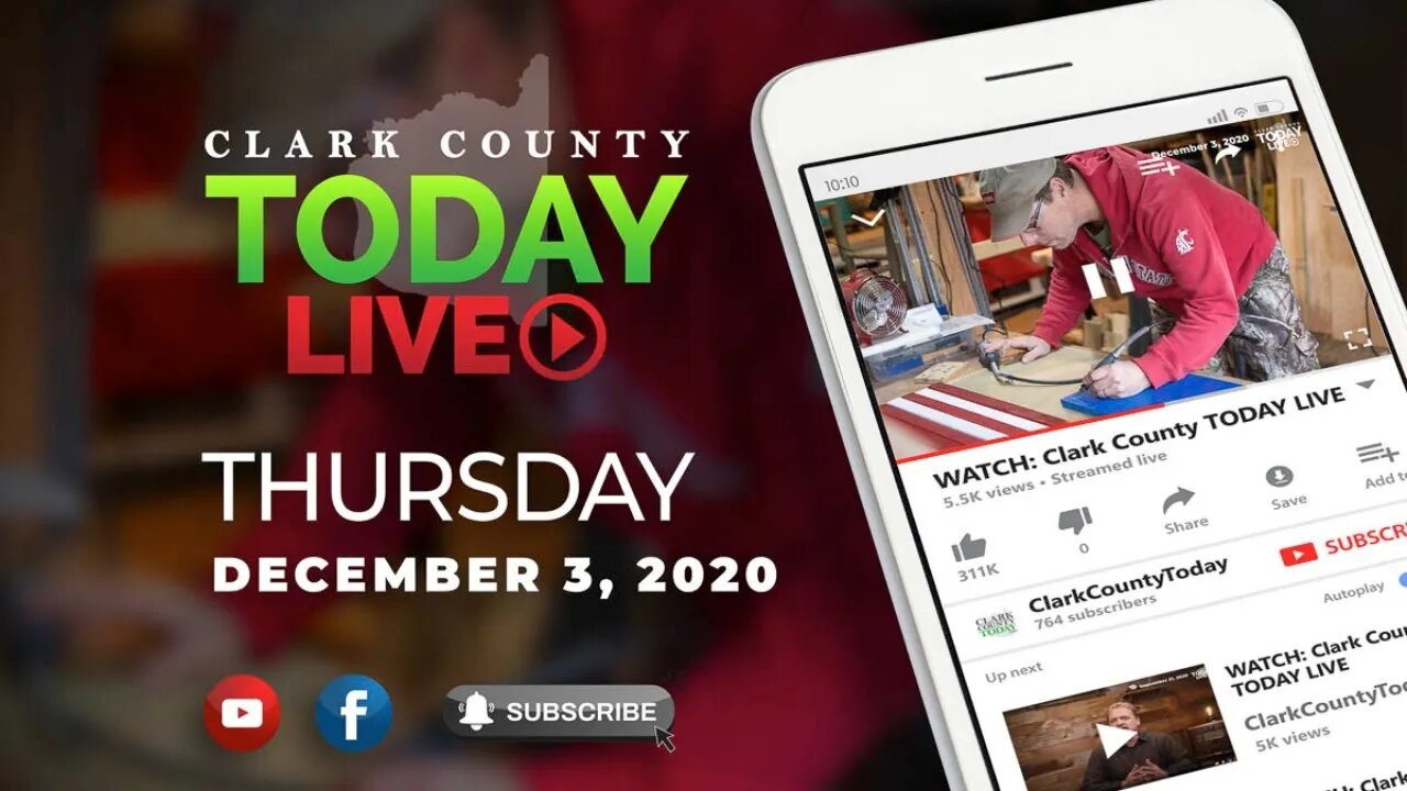 WATCH: Clark County TODAY LIVE • Thursday, December 3, 2020