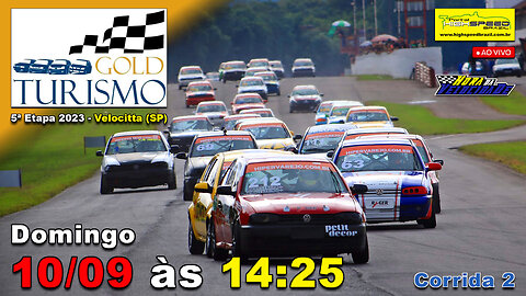 🔴 GOLD TURISMO | Corrida 2 | 5ª Etapa 2023 | Velocitta (SP) | Ao Vivo