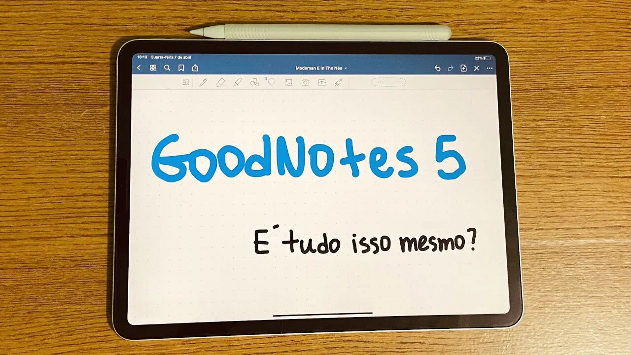 GOODNOTES 5! Seria esse o MELHOR APP de caderno para o iPad? Review COMPLETA E NOS DETALHES!