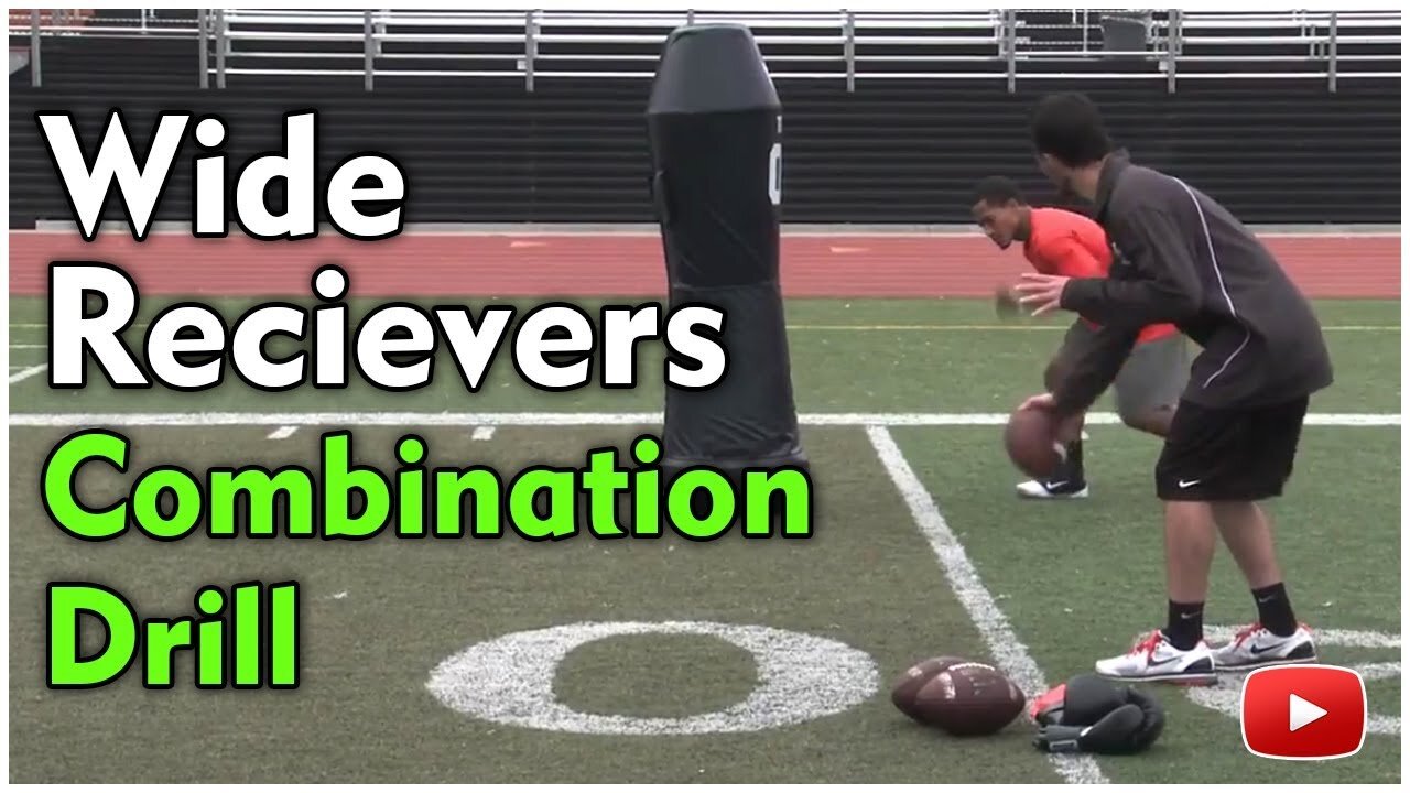 Wide Recievers Skills and Drills - Combination Drill featuring Steve Mooshagian