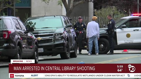 Suspect in deadly shooting near San Diego Central Library arrested