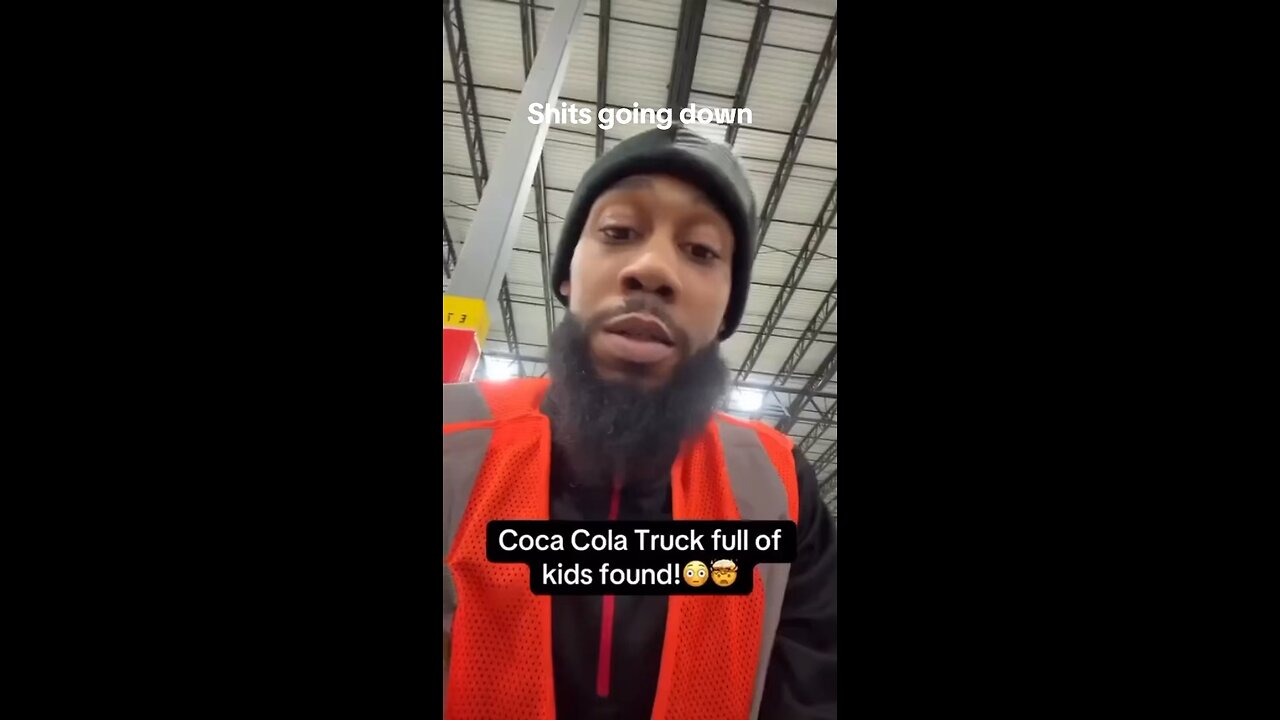 Breaking news, kids found in Coca-Cola truck.