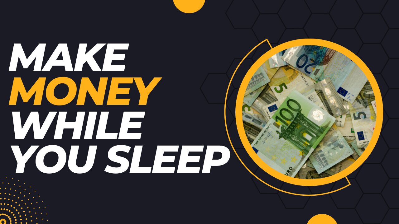 Passive Income Ideas to Make Money While You Sleep.