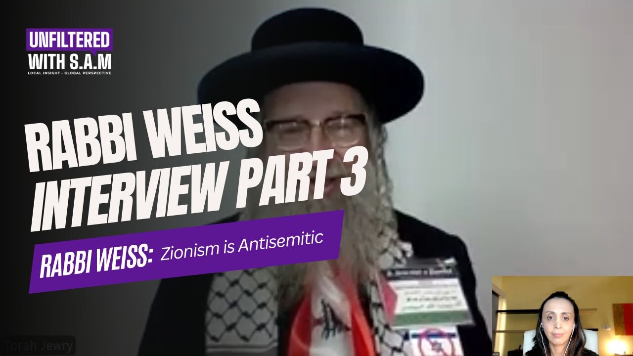 (PART 3) Rabbi Weiss Speaks Out on Zionism, Gaza & Lebanon | First Regional Interview