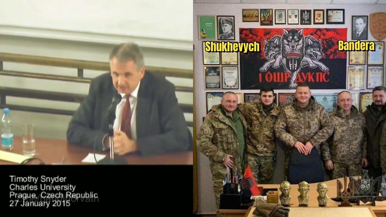 Timothy Snyder spits on his own face regard on his opinion about Bandera