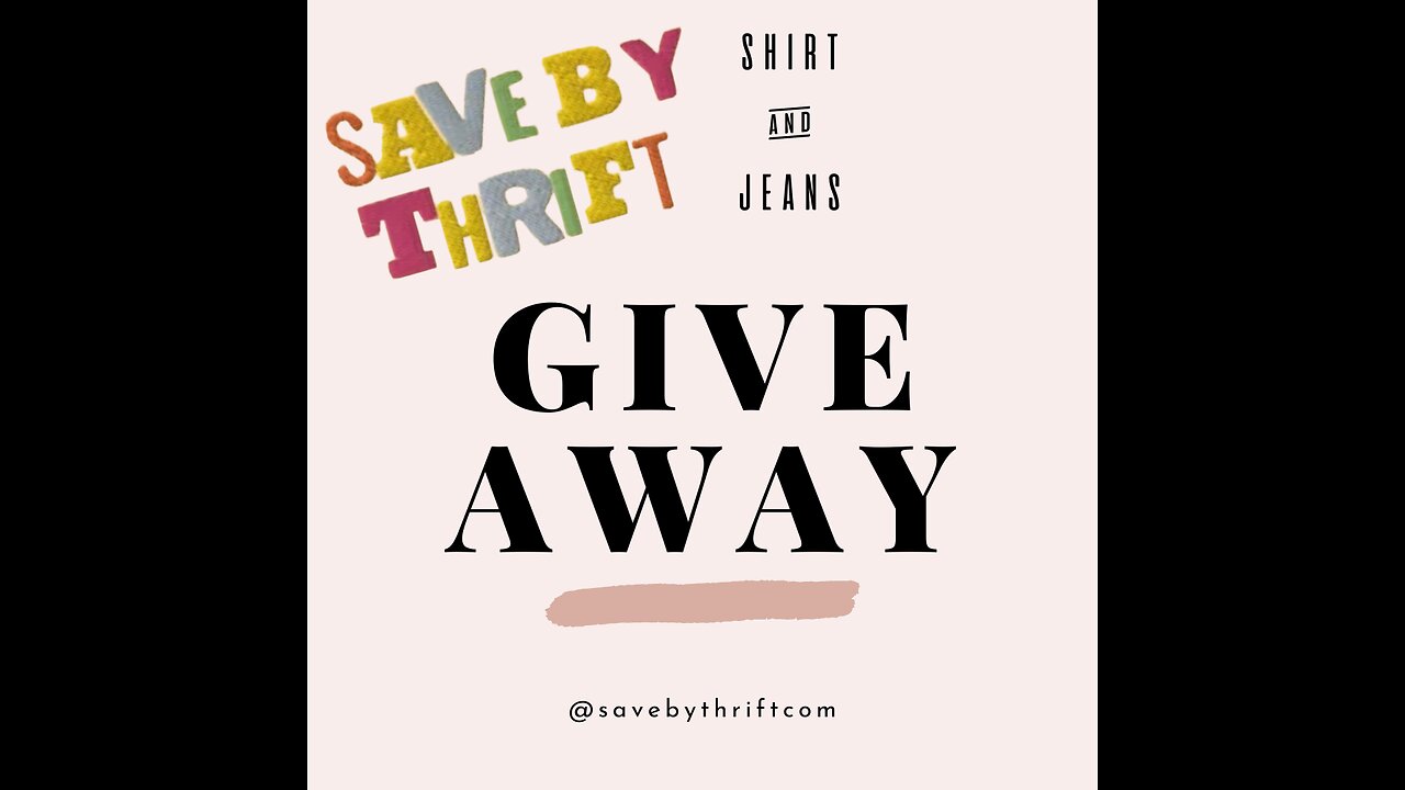 New Year, New Thrift Finds: SaveByThrift Giveaway