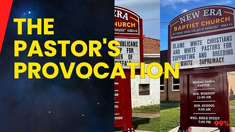 Pastor Sparks Fury with Racially Charged Church Sign