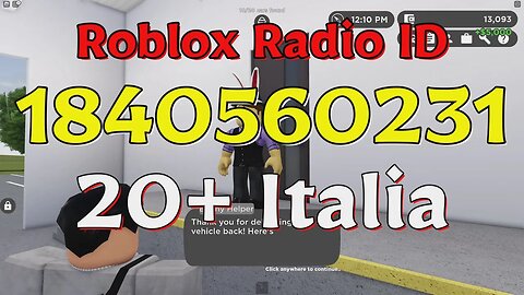 Italia Roblox Radio Codes/IDs