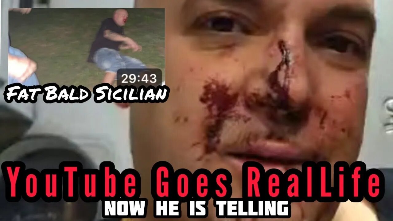 😲YouTube goes Real Life Fat Bald Sicilian Would You Put Your Family In Danger????🤐