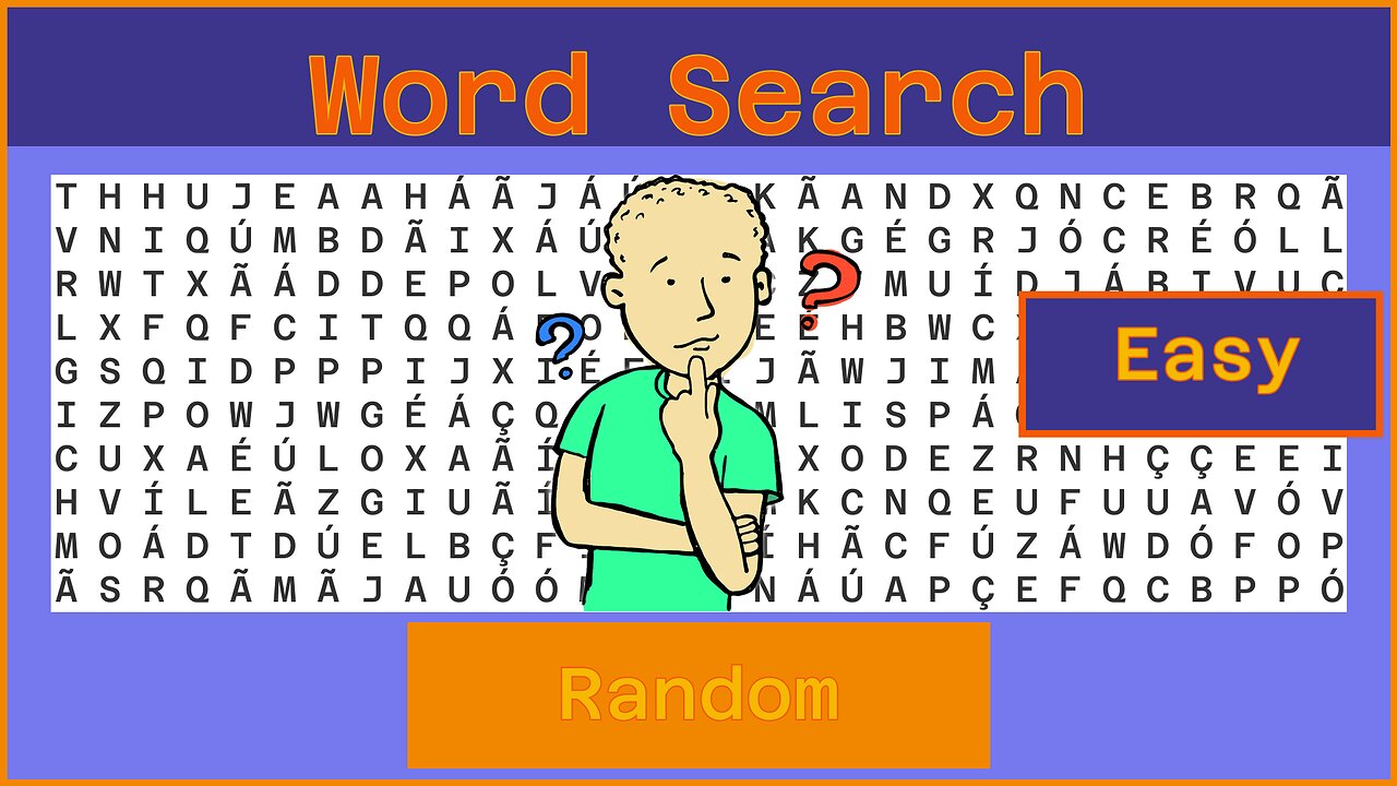 Word Search - Challenge 11/22/2022 - Easy - Random