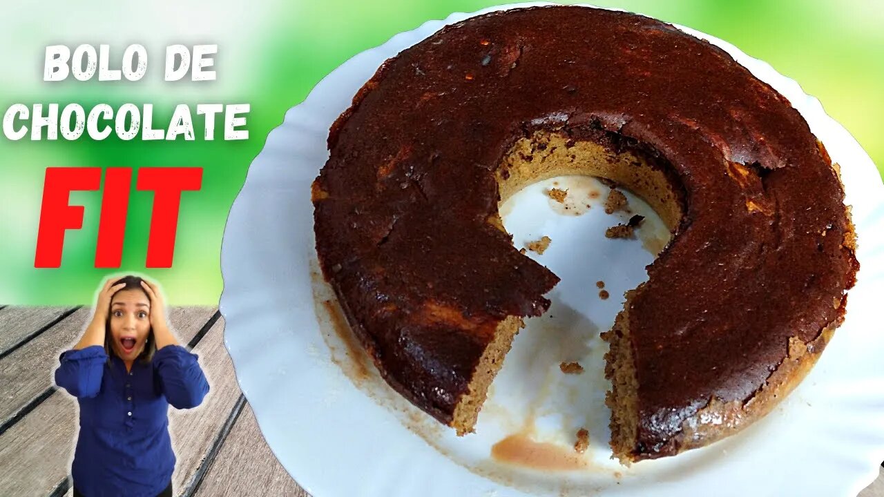 RECEITA FIT - BOLO DE CHOCOLATE