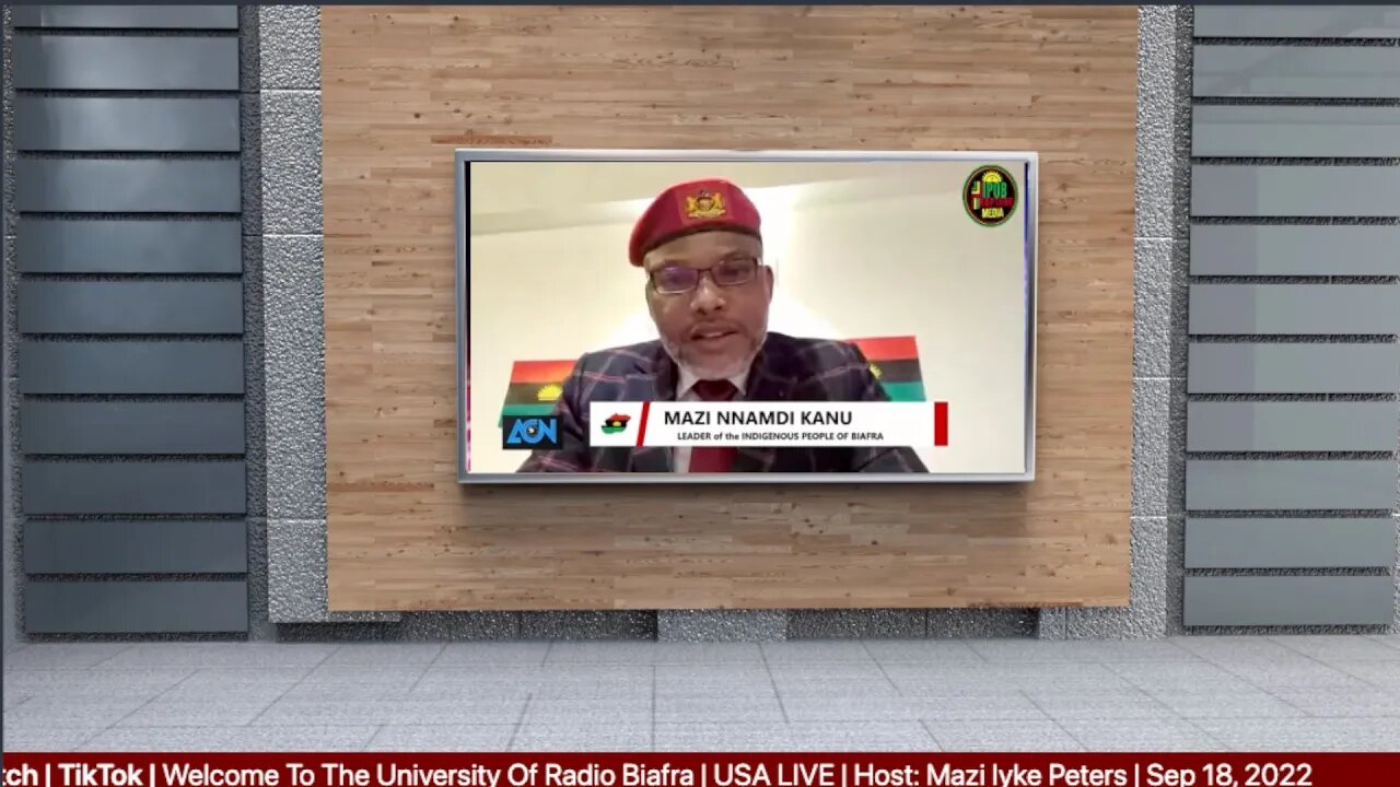 Welcome To The University Of Radio Biafra | USA LIVE | Host: Mazi Iyke Peters | Sep 18, 2022