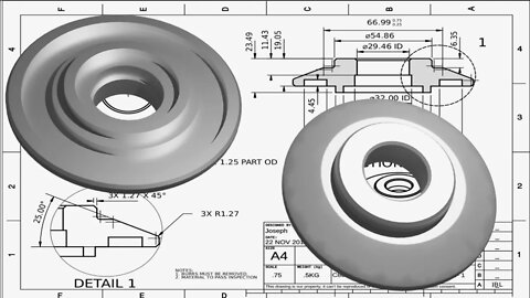 FreeCAD - Model from a Drawing |JOKO ENGINEERING|