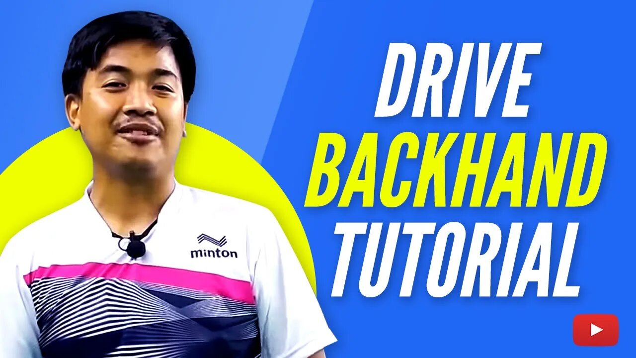 Drive Backhand Tutorial featuring Fikri fazrin (Eng Subs) #badminton #bulutangkis