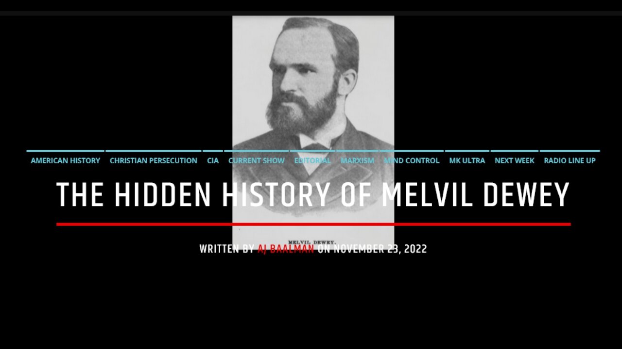 The Hidden History Of Melvil Dewey