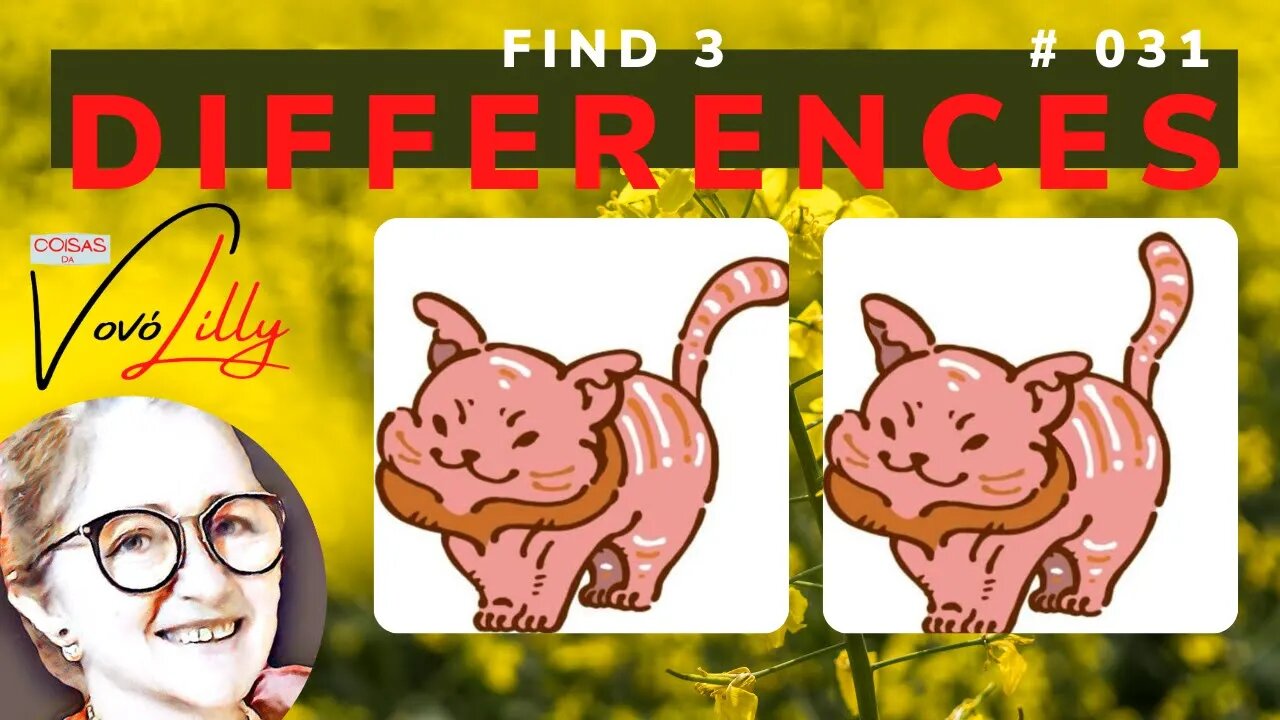 FIND THE THREE DIFFERENCES | # 031 | EXERCISE YOUR MEMORY