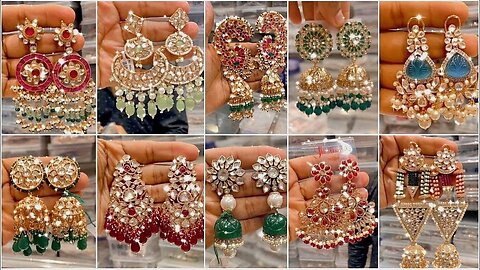 latest kundan Earrings collection! Online Jewellery Store!Bu