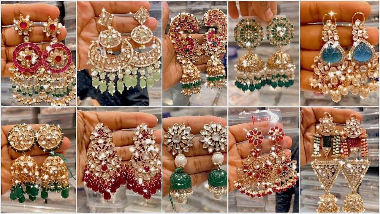 latest kundan Earrings collection! Online Jewellery Store!Bu