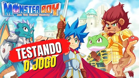 MONSTER BOY AND THE CURSED KINGDOM #01 - O INÍCIO DE GAMEPLAY - XBOX ONE S