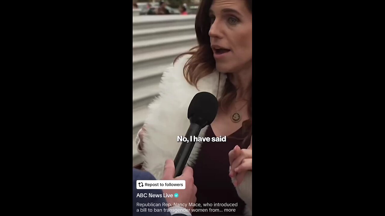 Rep. Nancy Mace on men in woman's bathroom.