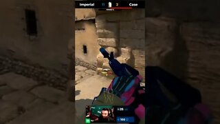 FalleN - 1vs2 clutch (CT - post-plant situation) Imperial vs Case