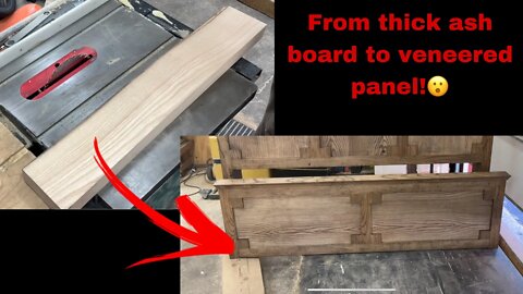 How to create veneered panel