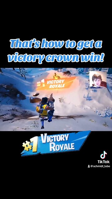 That’s how to get a victory crown win! #fortnite #shooter #strategy #rpg #solos #zerobuilds