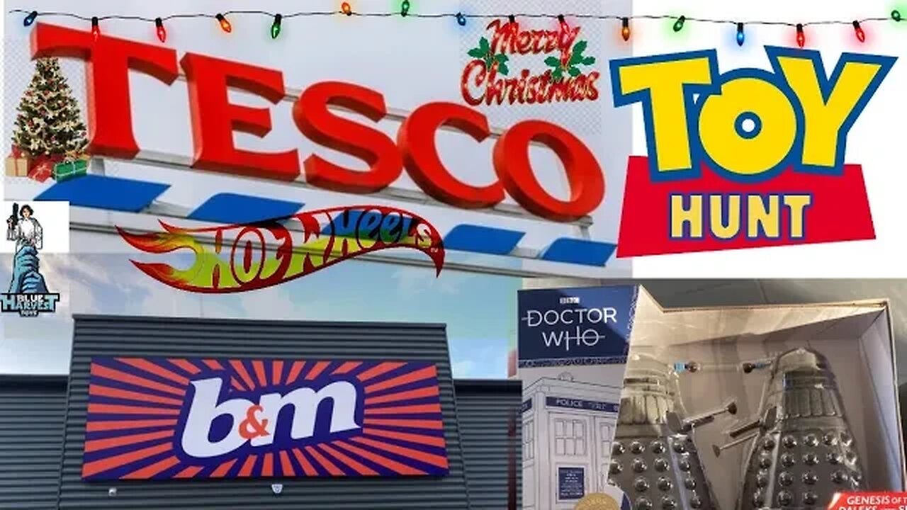 Christmas Toy Hunt For Doctor Who And Hot Wheels #toyhunt #hotwheels #doctorwho