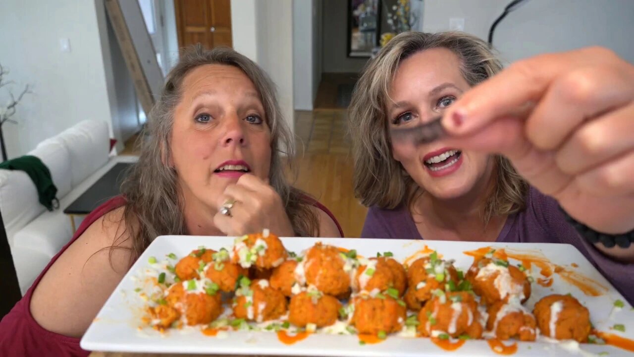 Easy Keto Recipes-Buffalo Chicken Meatballs - Mukbang