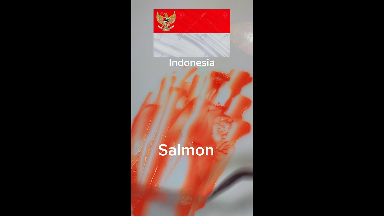 ASMR Mixing the colors of the Indonesian flag