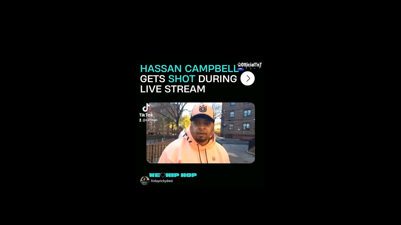 Hassan Campbell was shot earlier today , Send prayers to Hassan 🙏🏽❗️