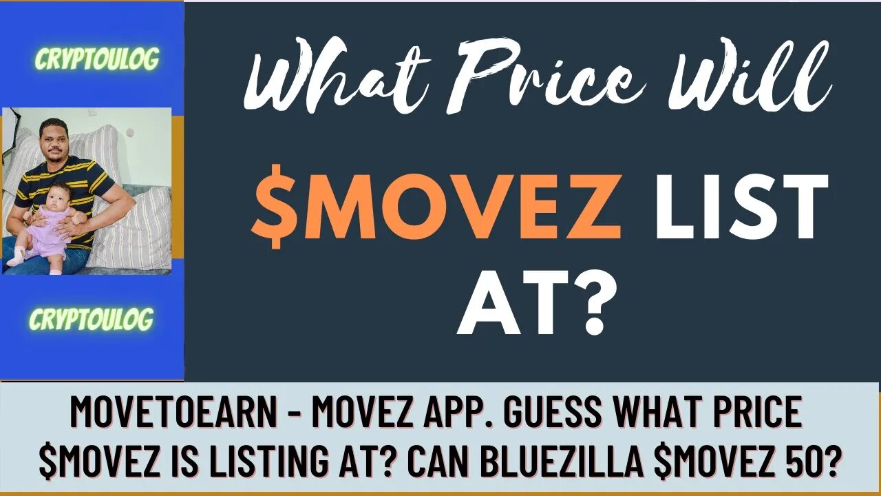 MoveToEarn - Movez App. Guess What Price $MOVEZ Token Is Listing At? Can Bluezilla $MOVEZ 50x?