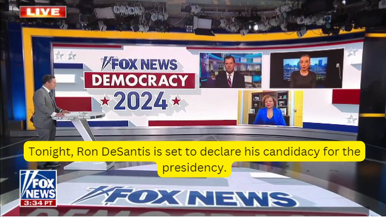 Tonight, Ron DeSantis is set to declare his candidacy for the presidency.