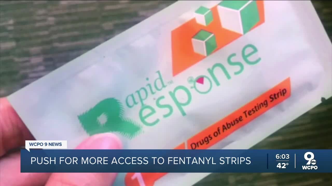 Cincinnati groups push for more access to fentanyl test strips