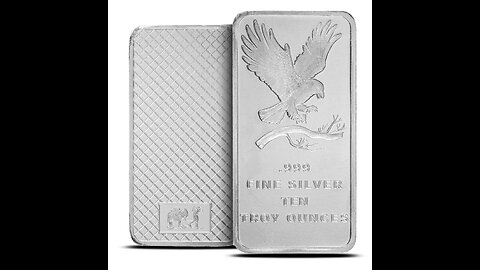 10 Oz SilverTowne Eagle Silver Bar (New) #2