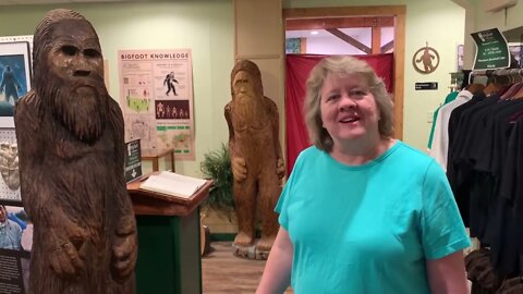 Tour of The Sutton West Virginia Bigfoot Museum with owner Laurel Petolicchio