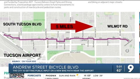 City gets public input on new bike path project near Tucson airport