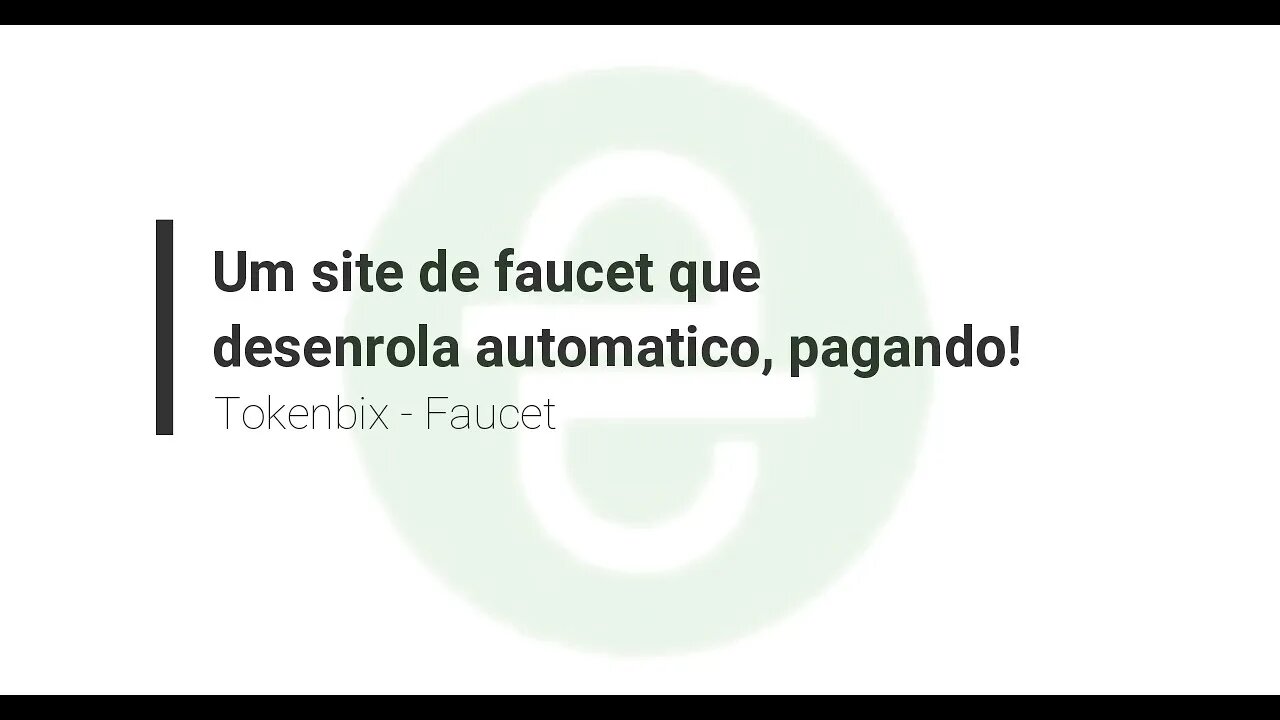 Finalizado - Faucet - TokenBix - Receba manual ou automatico! rev 0.1