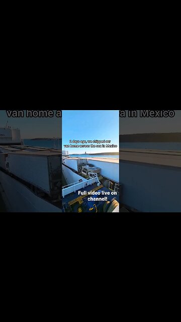 Check out how we shipped our van to Mexico! #overland #astrovan #vanlife #shorts #overlanding
