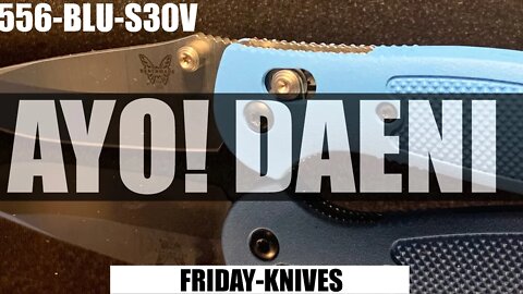 556-BLU-S30V Mini Griptilian | AYO! Daeni