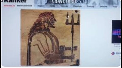Ukrainian Flag Trident Baphomet Symbol - The New Atlantis (Mirror)