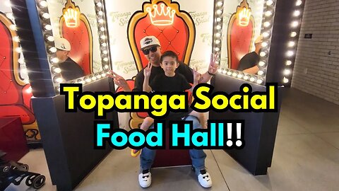 Westfield Mall Topanga Social Food Hall!! San Fernando Valley- LA- Canoga Park- Newest and Hottest