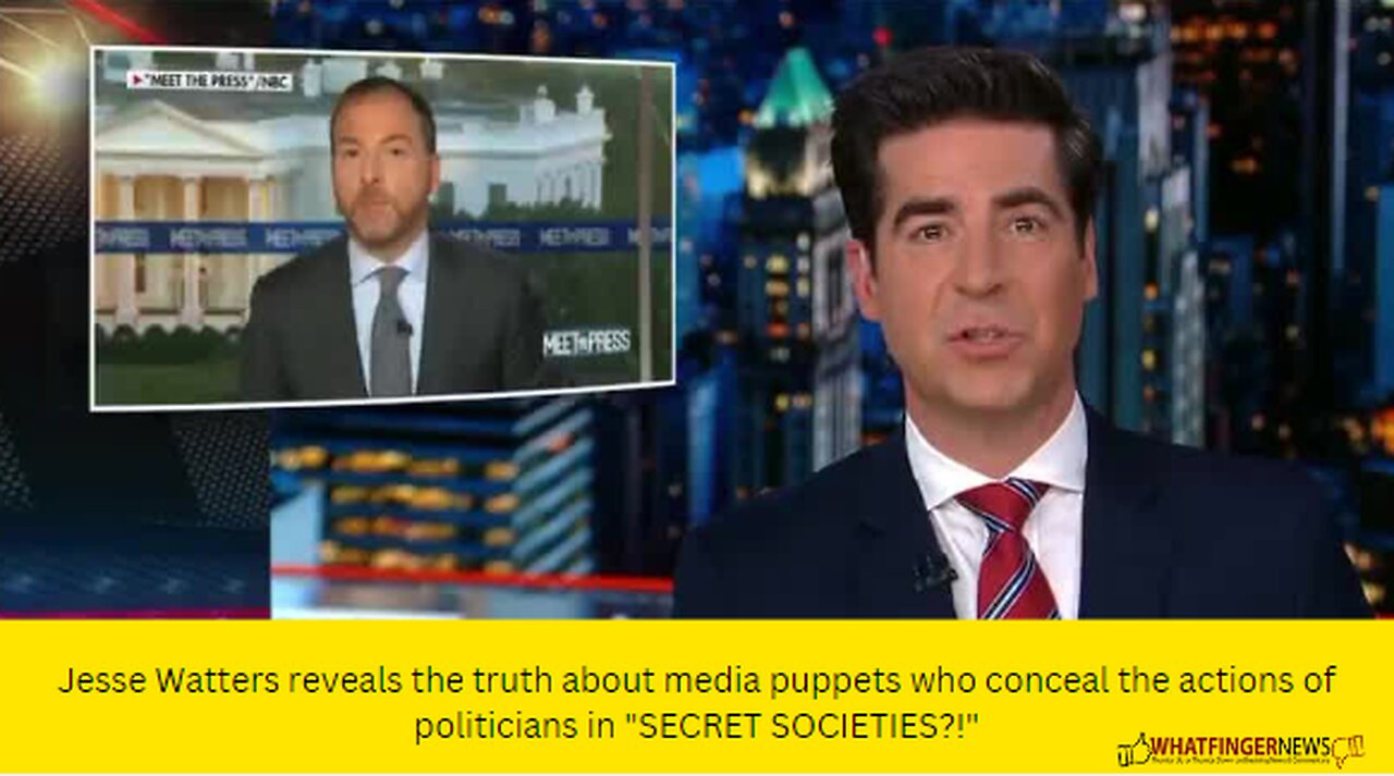 Jesse Watters reveals the truth about media puppets who conceal the actions of politicians