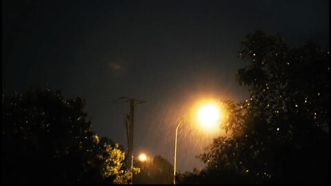 Rain Sound with Rolling Thunderstorms