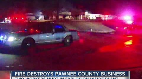 Fire destroys Pawnee county busniess