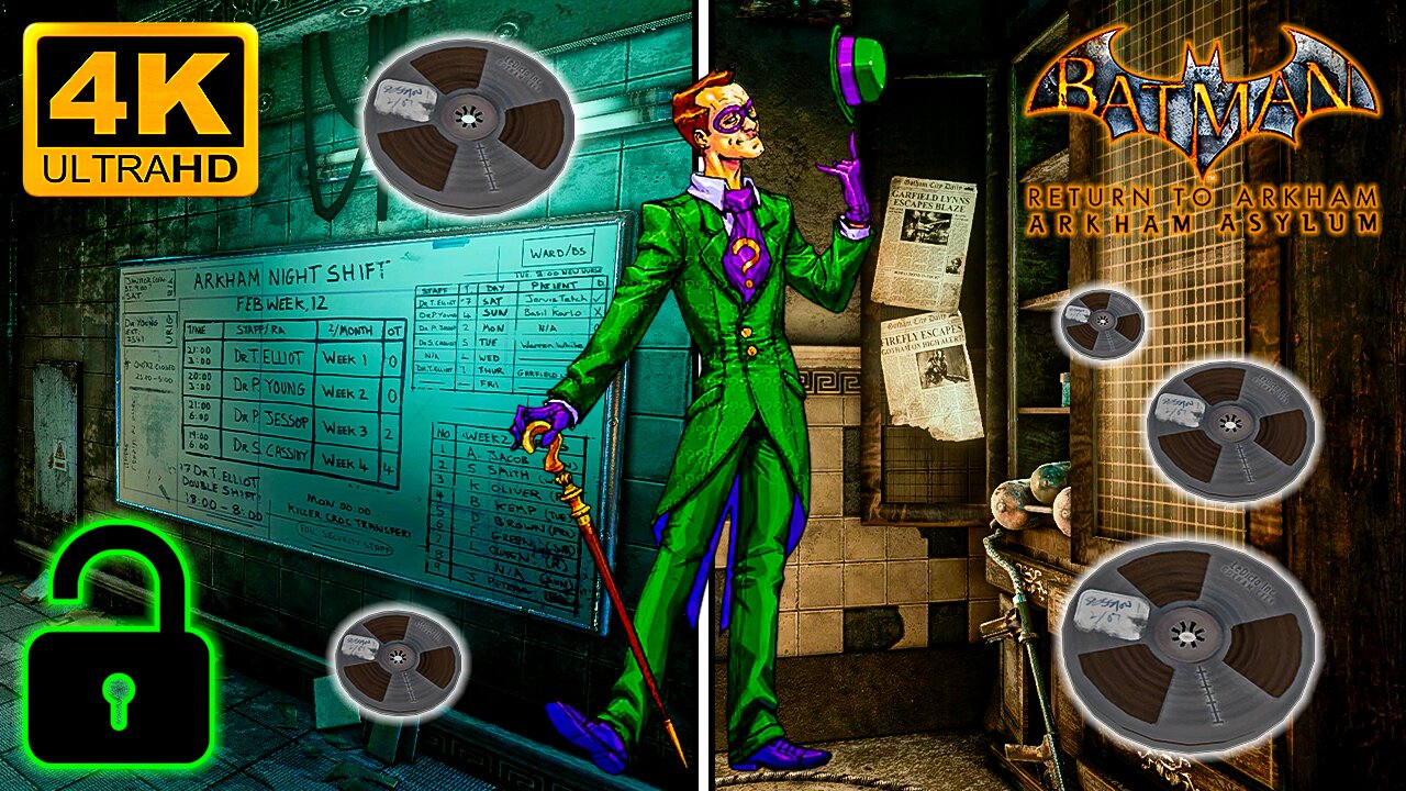 Unlocking All 5 of Riddler's Patient Interview Tapes